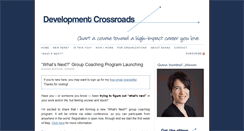 Desktop Screenshot of developmentcrossroads.com