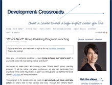 Tablet Screenshot of developmentcrossroads.com